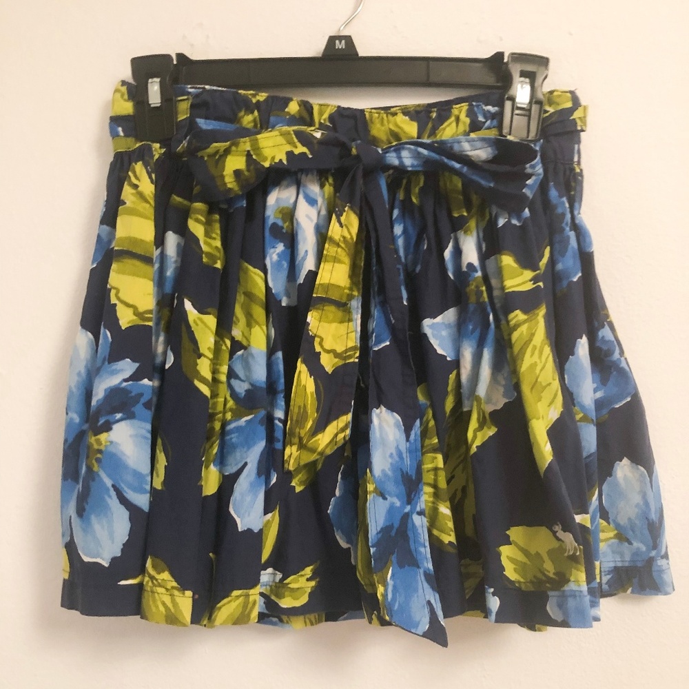 floral a&f skirt